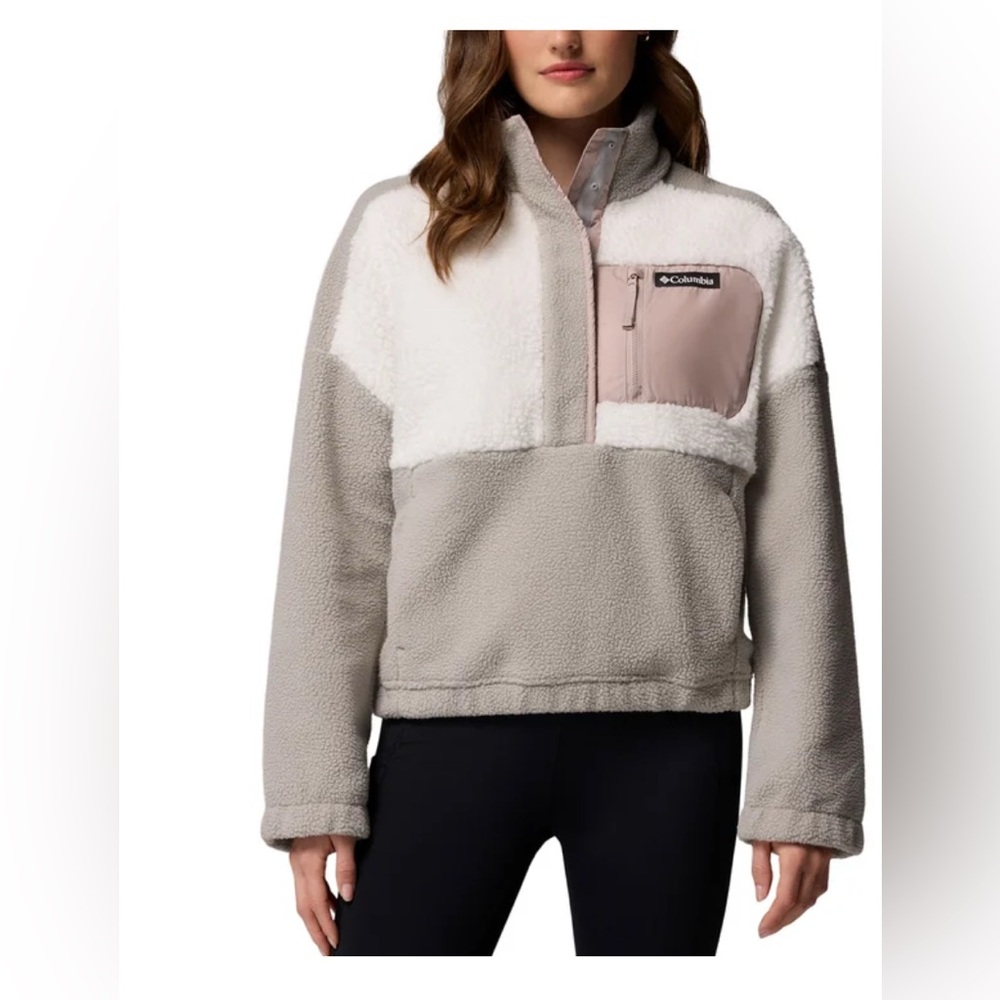 Columbia Sherpa Cropped Fleece Pullover Women’s